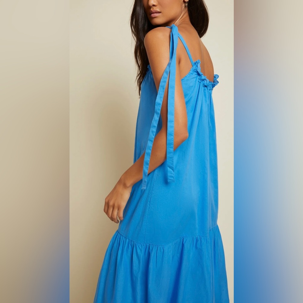 Nation LTD Sequoia Maxi Dress, Color - Lapis, Size Small, NWT - Picture 2 of 7